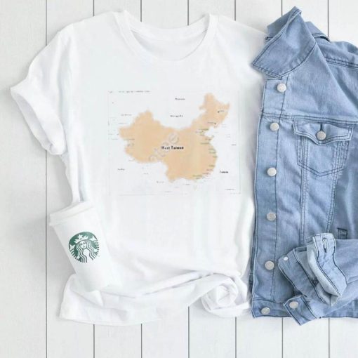 Official terrible Maps Map Of West Taiwan shirt