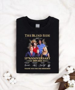 Official the Blind Side 15th Anniversary 2009 – 2024 Thank You For The Memories T Shirt