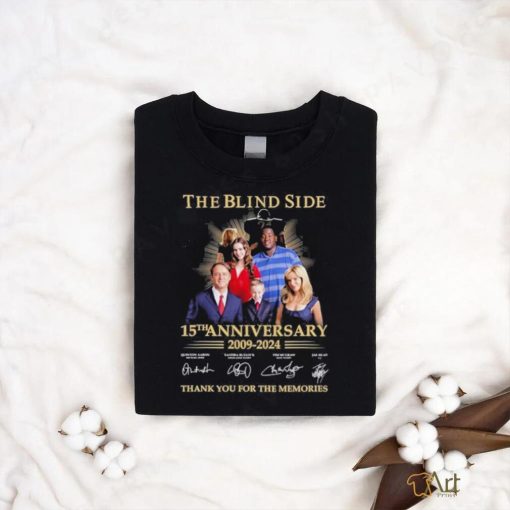 Official the Blind Side 15th Anniversary 2009 – 2024 Thank You For The Memories T Shirt