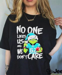 Official the Grinch Philadelphia Eagles No One Likes Us And We Don’t Care Christmas T Shirt