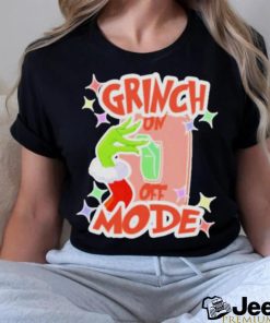 Official the Grinch Santa Mode On Shirt