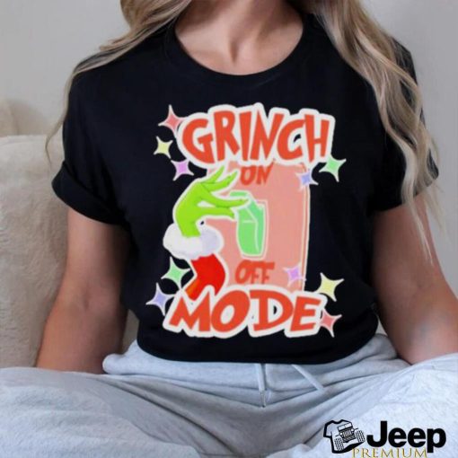 Official the Grinch Santa Mode On Shirt