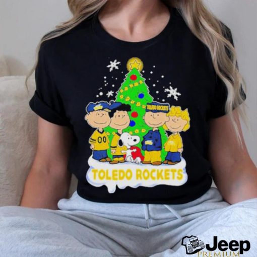 Official the Peanuts Characters Toledo Rockets Merry Christmas Shirt