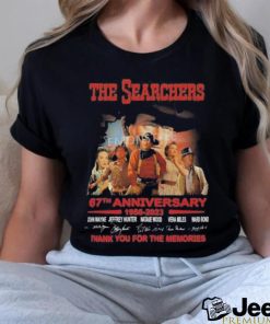 Official the Searchers 67th Anniversary 1956 2023 Thank You For The Memories Signatures Shirt