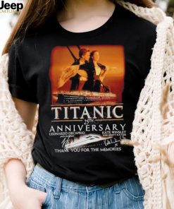 Official titanic 25th Anniversary Thank You For The Memories T Shirt