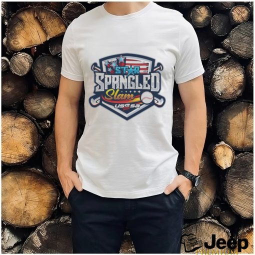 Official uSSSA California Baseball Star Spangled Slam 2023 logo shirt