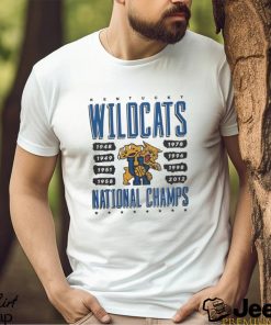 Official university Of Kentucky Basketball 8 Time National Champs Shirt