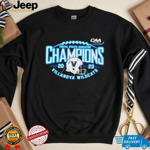 Official villanova Wildcats 2023 Champions Coastal Athletic Association Football Shirt