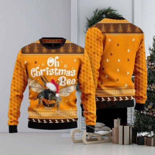 Oh Bee Ugly Christmas Sweater 3D Gift For Men And Women