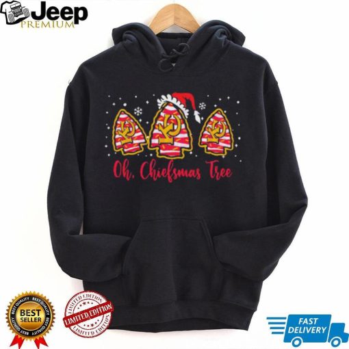 Oh Chiefsmas tree Kansas city football 2023 shirt