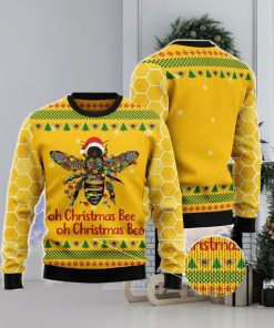 Oh Christmas Bee All Over Printed 3D Ugly Christmas Sweater Christmas Gift For Men And Women