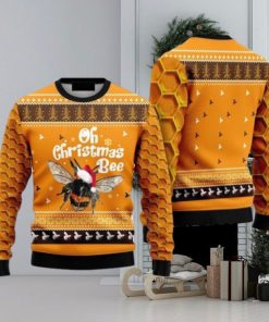 Oh Christmas Bee Yellow Ugly Christmas Sweater Family Christmas Gift Ideas Christmas Sweater