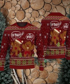 Oh Snap 2023 Funny Womens Christmas Sweater