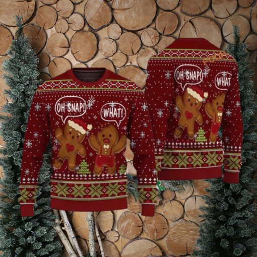 Oh Snap 2023 Funny Womens Christmas Sweater