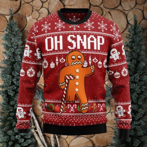 Oh Snap Ugly Christmas Sweater Thankgiving Gift Men Women