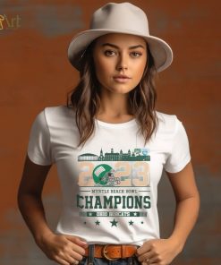 Ohio Bobcats 2023 Myrtle Beach Bowl Champions Helmet shirt