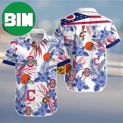 Ohio Sports Tropical Summer Hawaiian Shirt