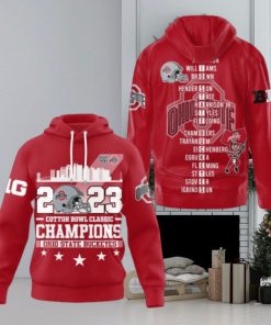 Ohio State Buckeyes Cotton Bowl Classic Champions 2023 Hoodie T Shirt