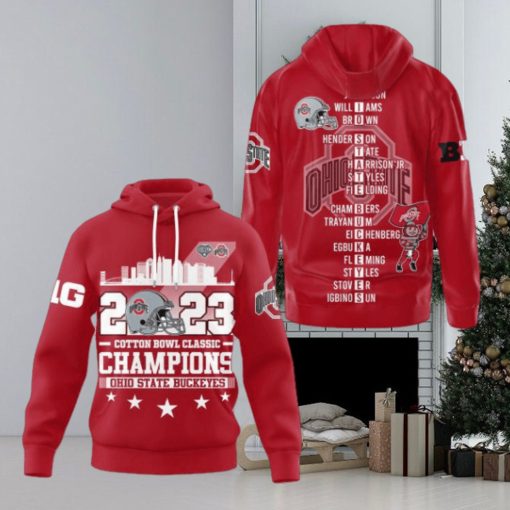 Ohio State Buckeyes Cotton Bowl Classic Champions 2023 Hoodie T Shirt