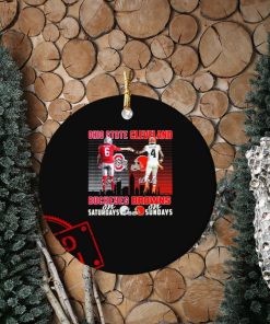 Ohio State Buckeyes Kyle Mccord On Saturdays Cleveland Browns Deshaun Watson On Sundays Signatures Ornament