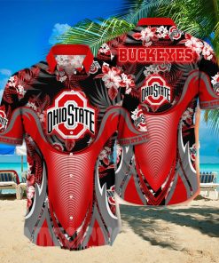 Ohio State Buckeyes NCAA Floral Tropical All Over Printed Classic Hawaiian Shirt