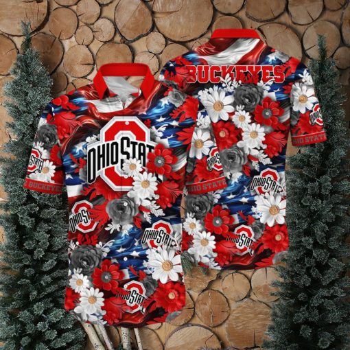 Ohio State Buckeyes NCAA1 Hawaii Shirt Independence Day