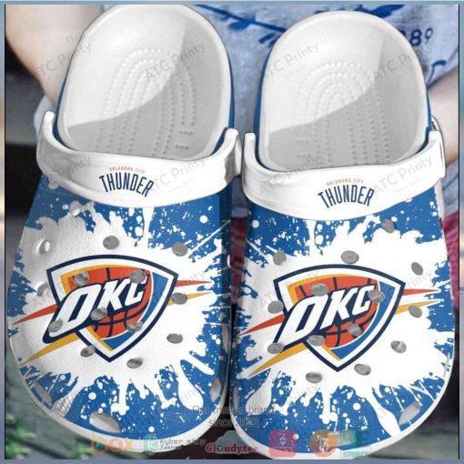 Oklahoma City Thunder Nba Crocs Clog Shoes