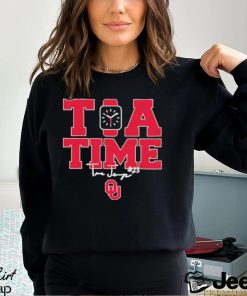 Oklahoma Softball Tiare Jennings Tia Time Logo Shirt