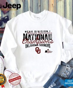 Oklahoma Sooners 2023 NCAA Division I Women’s Gymnastics National Champions logo shirt