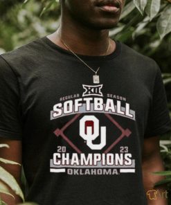 Oklahoma Sooners Blue 84 2023 Big 12 Softball Regular Season Champions T Shirt