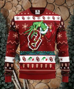 Oklahoma Sooners Grinch Christmas Ugly Sweater