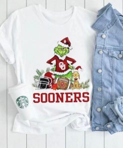 Oklahoma Sooners Grinch and Max dog funny Christmas shirt
