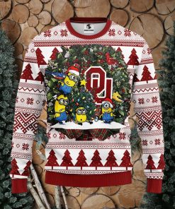 Oklahoma Sooners Minion Christmas Ugly Sweater