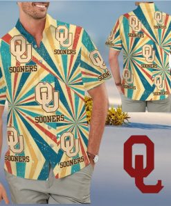 Oklahoma Sooners Retro Vintage Style Tropical Hawaiian Shirt for Men Women and Kids