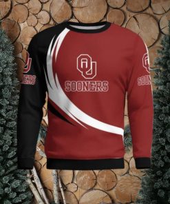 Oklahoma Sooners Simple Vintage 3D Sweater Christmas Gift For Fans