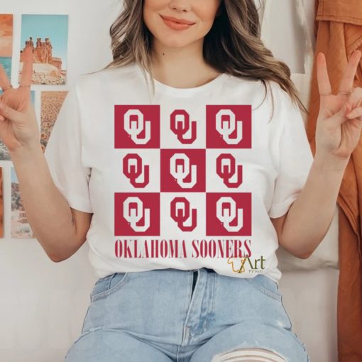 Oklahoma Sooners checkerboard logo shirt