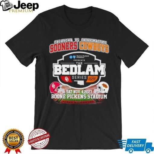 Oklahoma Sooners vs Oklahoma State Cowboys The Bedlam Series shirt