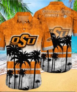 Oklahoma State Cowboys Logo Coconut Tropical Hawaiian Shirt Beach Gift For Fans