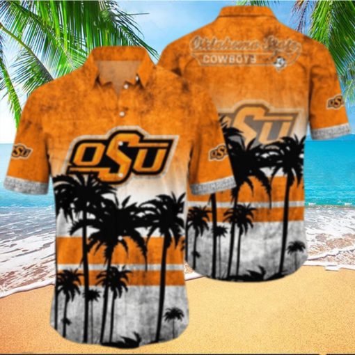 Oklahoma State Cowboys Logo Coconut Tropical Hawaiian Shirt Beach Gift For Fans