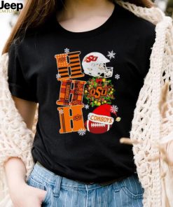 Oklahoma State Cowboys NCAA ho ho ho Christmas shirt