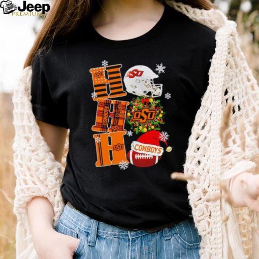 Oklahoma State Cowboys NCAA ho ho ho Christmas shirt