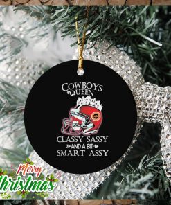 Oklahoma State Cowboys Queen Classy Sassy And A Bit Smart Assy Ornament