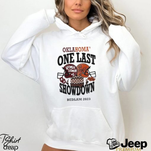 Oklahoma one last showdown Boomer Sooner vs Go Pokes Bedlam 2023 shirt