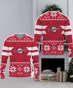 Okotoks Dawgs Custom New Uniforms For Fan Gear Knitted Xmas Sweater All Over Print