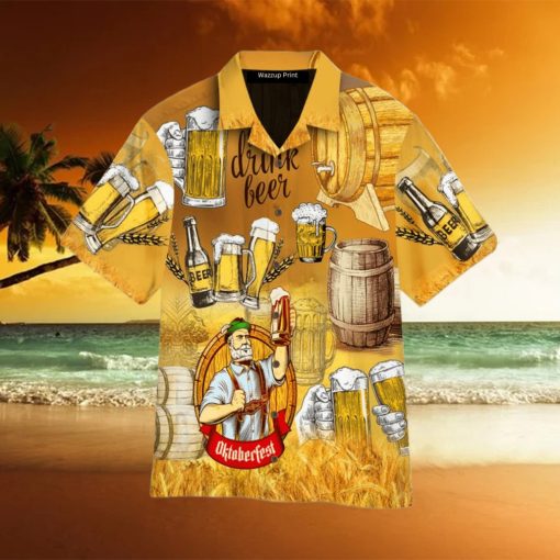 Oktoberfest Time To Drink Beer Gifts for Beer Lover Hawaiian Shirt