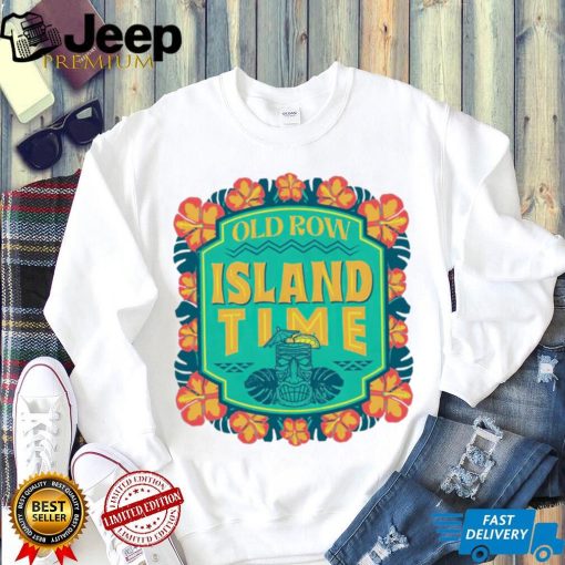 Old Row Island Time logo shirt