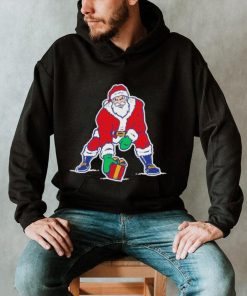 Old school Patriots santa logo shirt