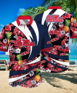 Ole Miss Rebels NCAA Floral Classic Full Printed Hawaiian Shirt