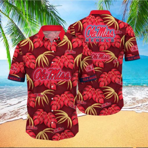 Ole Miss Rebels NCAA For Sports Fan Summer Hawaiian Beach Shirt