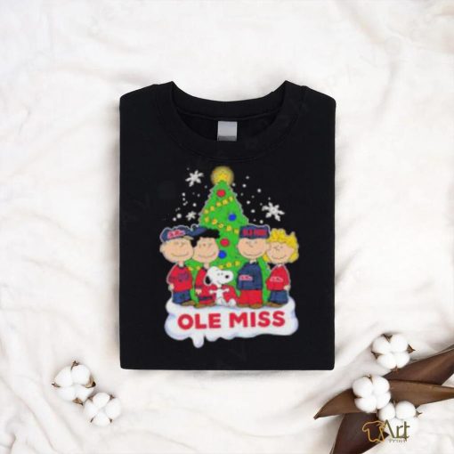 Ole Miss Rebels NCAA Snoopy Peanuts Love Christmas Shirt